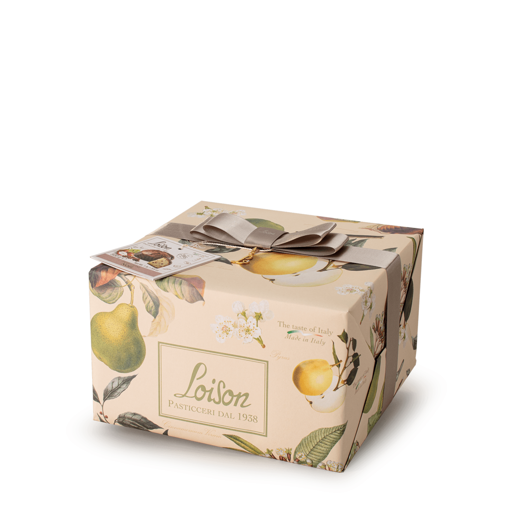 Panettone NOEL s hruškou, skořicí a hřebíčkem Loison 500g